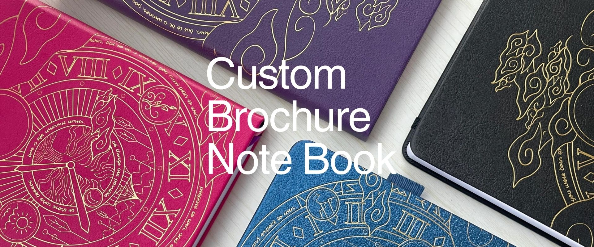 Custom Brochure Note Book