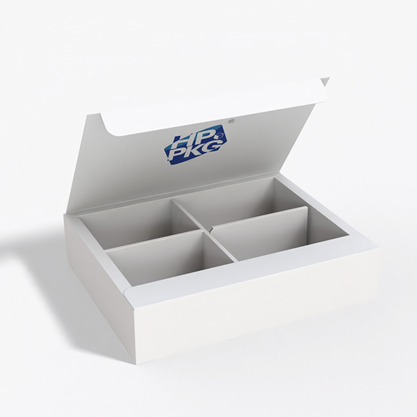 tray box with 4 grids inserts