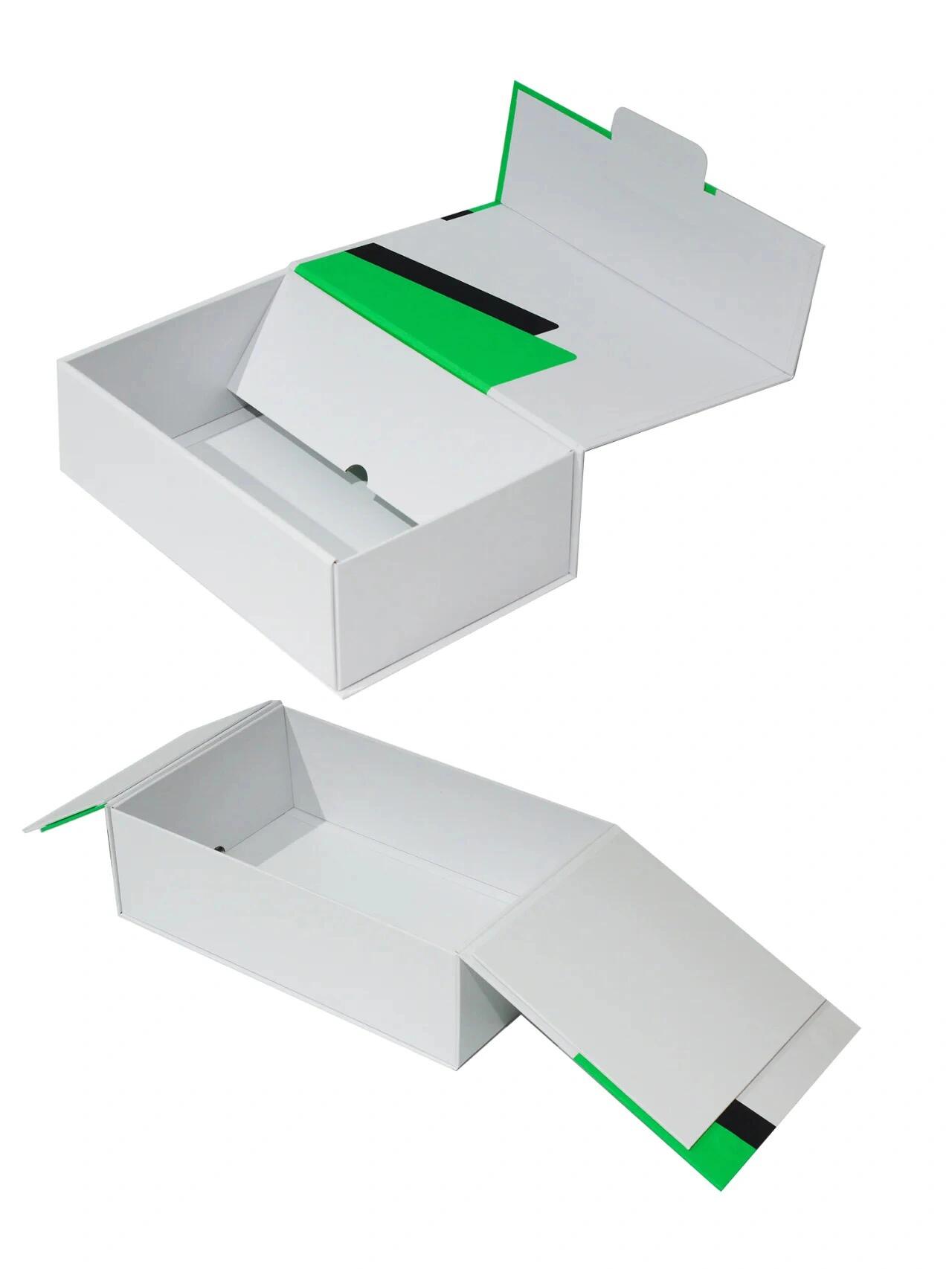 white folding box